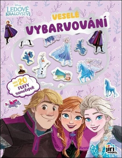Ledové království - Veselé vybarvování se super samolepkami