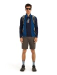 Pánské merino triko s dlouhým rukávem ICEBREAKER Mens 200 Oasis LS Crewe Bear Tour, Midnight Navy velikost: S