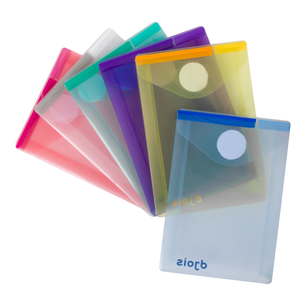 Djois obálka se suchým zipem, A7, PP, mix barev, 6 ks