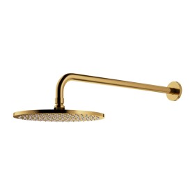 OMNIRES - SLIMLINE hlavová sprcha včetně ramena, o25 cm zlatá kartáčovaná /GLB/ WGSET1GLB