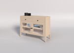 ARTEN (NANO Systems s.r.o.) Buková komoda TALO-KT6 (Bezbarvý lak)