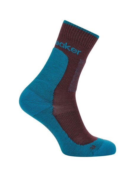 ICEBREAKER Wmns Mer Hike+ Medium Crew, Java/Tidal Teal velikost: 41-43 (L)