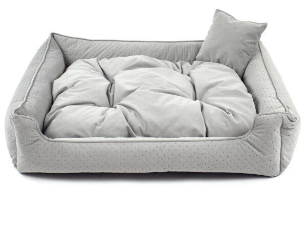 Snug elegantní pelech pro psa Barva: Světle-šedá, Rozměr (cm): 110 x 90
