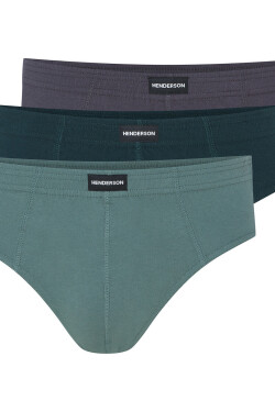 KALHOTKY CLASSIC 3P 1446 K669 AW 25 ZELENO-GRAFITOVÝ L