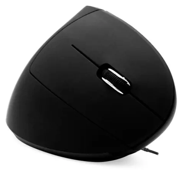 Media-Tech Vertic černá / Vertikální myš / drátová / optická / 6400 DPI / 5 tlačítek (MT1122)