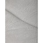 TV a relaxační křeslo, manuální polohování, potah stříbrná látka v dekoru kůže