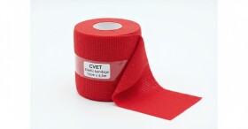 Covetrus Obinadlo elastické CVET 10cmx4,5m červené