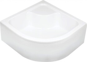 DEANTE - Deep bílá - Akrylátová sprchová vanička, půlkulatá, 80x80 cm - hluboká KTD_042B