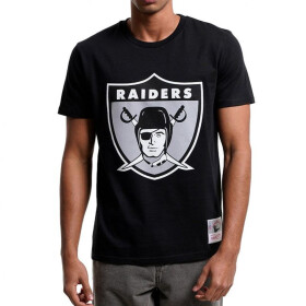 Mitchell Ness NFL Team Logo Tee Oakland Raiders BMTRINTL1053-ORABLCKT tričko