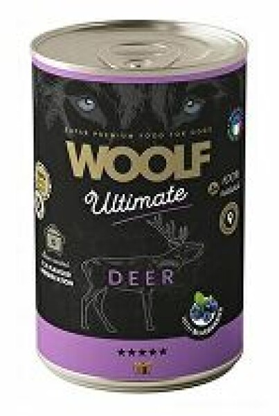 WOOLF Ultimate DogFood konz. Deer 400g