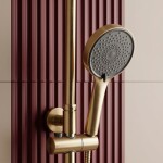 REA - Sprchový set Avanti Brush Gold REA-P8920