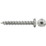 Fischer 574102 šrouby do dřevotřísky 5 mm 30 mm TX Nerezová ocel 200 ks