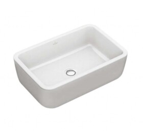 VILLEROY & BOCH - Architectura Umyvadlo na desku, 60x40 cm, s přepadem, bez otvoru pro baterii, alpská bílá 41276001