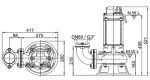 Kalové čerpadlo HCP BF‐33APN 400V bez plováku