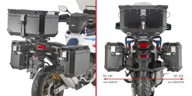 Plos1178Cam trubkový nosič bočních kufrů Obkevsxxx s výřezem pro Honda Crf 1100L Africa Twin (20-25)
