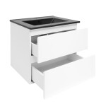 Koupelnová skříňka s umyvadlem SAT B-Way 59x50x45 cm bílá lesk BWAY260WU4B BWAY260WU4B