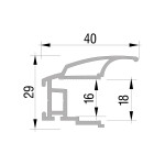 ProALU Madlo Modena 18 hliník