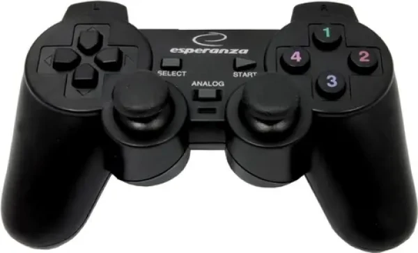 Esperanza EG106 Corsair gamepad s vibracemi černá / USB 2.0 / pro PC PS2 PS3 (PERESPAKC0003)