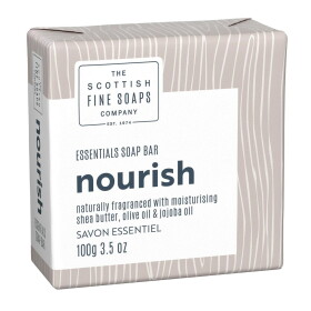 SCOTTISH FINE SOAPS Vyživující mýdlo Nourish - Jojoba & Olive Oil 100 g, béžová barva