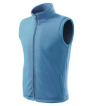 Next fleece vesta unisex azurově modrá 14 (brand label) XL