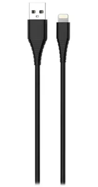 Colorway černá / Datový kabel / USB-A - Lightning / 2,4 A / 1 m (CW-CBUL024-BK)