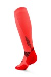 CEP dámské běžecké kompresní podkolenky 5.0 - neon coral Velikost: II (25-31 cm obvod lýtka)