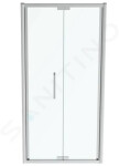 IDEAL STANDARD - i.Life Sprchové dveře skládací 82 cm, silver bright/čiré sklo T4850EO