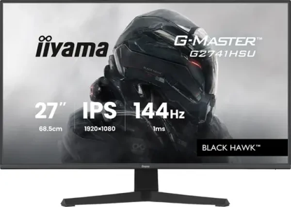 27" IIYAMA G-Master G2741HSU-B1 černá / LED / IPS / 1920 x 1080 / 16:9 / 1 ms / 1500:1 / 350cd-m2 / VESA (G2741HSU-B1)