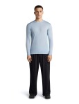 Unisex merino triko dlouhý rukáv ICEBREAKER Unisex 150 LS Tee, Zinc Blue velikost: M