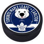 Mustang Puk Toronto Maple Leafs NHL Carlton Mascot Textured Puck