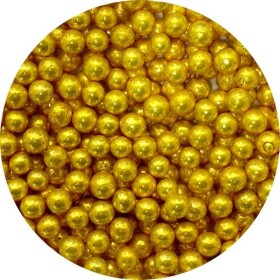 Dortisimo Cukrové perly zlaté střední (1 kg)