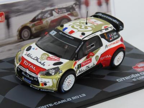 Citroen DS3 Loeb Rally 1:43 Deagostini Altaya SKLAD3 NEW06