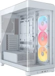 Corsair FRAME 4500X LX-R RGB iCUE LINK bílá / E-ATX / 2x USB-A / 1x USB-C / 3x 120mm / bez zdroje / průhledná bočnice (CC-9011317-WW)