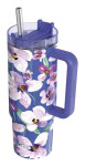 Nerezový termohrnek s brčkem Stream Flower Dusk 950ml