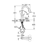 GROHE - Zedra Dřezová baterie s výsuvnou sprškou, supersteel 32294DC2