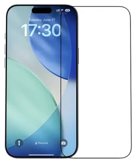 Devia Van Series Crystal Diamond černý rámeček / Ochranné sklo / Apple iPhone 17 Pro Max (6942297132641)