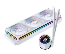 Jonsbo TH-360 AiO ARGB bílá / 3x 120mm / 37.3 dB @ 2400 RPM / 62.4 CFM / AMD + Intel (TH-360W)