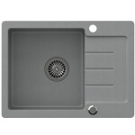 Dřez granitový Forte 116 New 600x440x185 šedý
