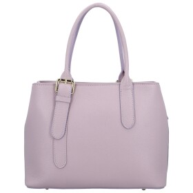 Módní dámská kožená kabelka do ruky Wahi, fialová