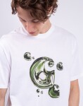 Tričko Carhartt WIP S/S Solar Chrome C-Logo T-Shirt White