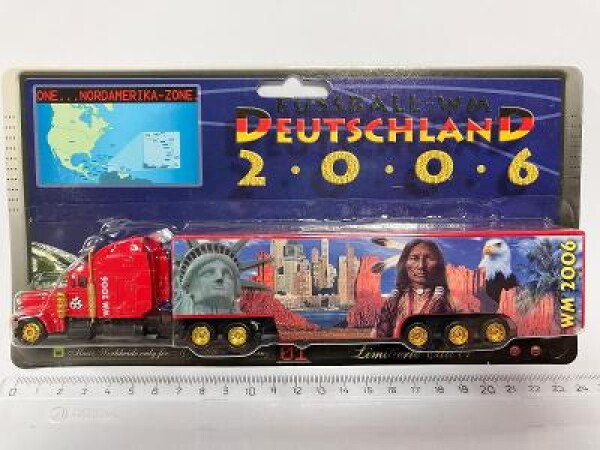 Reklamní US tahač Peterbilt - fotbal MS 2006 - 1:87 H0 (A-106)