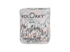 KOLORKY DAY jednorázové eko plenky srdce - XL (12-16 kg), 17 ks