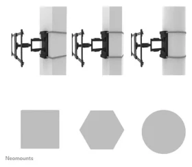 Neomounts WL40S-910BL16 černá / držák televize na zeď / velikost 40-70" / VESA 200x100 - 600x400 / nosnost 45 kg (WL40S-910BL16)