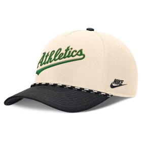Nike Pánská kšiltovka Oakland Athletics MLB Athletics Cooperstown Rise Adjustable Natural Velikost: L/XL