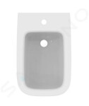 IDEAL STANDARD - i.Life B Závěsný bidet, otvor pro baterii, SmartGuard, bílá T4615HY