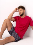Pyžamo Key MNS 453 A25 kr/r M-2XL červený grafit XL