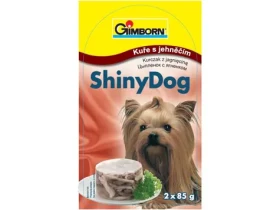 GIMBORN ShinyDog konzerva kuřecí+jehněčí 2x85g / Konzerva pro psy (4002064510675)