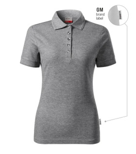 Reserve polokošile dámská tmavě šedý melír 12 (brand label) XL