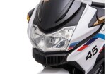 Mamido Dětská elektrická motorka XMX609 bílá