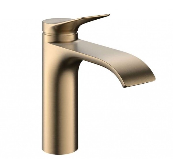 HANSGROHE - Vivenis Umyvadlová baterie s výpustí, EcoSmart, CoolStart, kartáčovaný bronz 75023140
